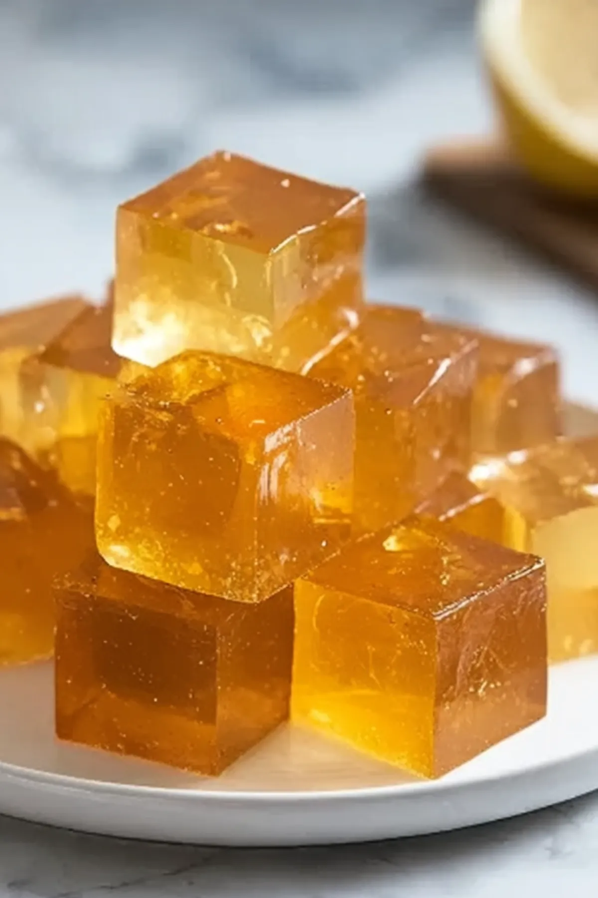 Gelatina Com Chá Verde, Cúrcuma E Gengibre Saudável