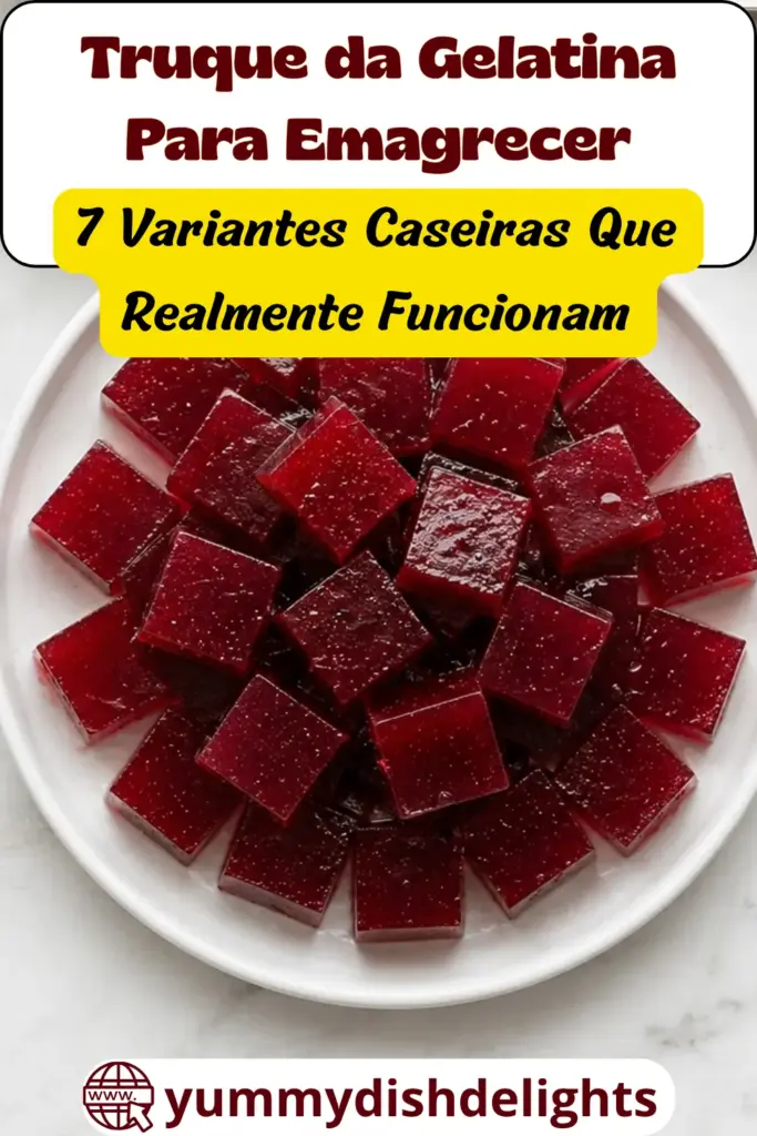 Truque da Gelatina Para Emagrecer- 7 Variantes Caseiras Que Realmente Funcionam