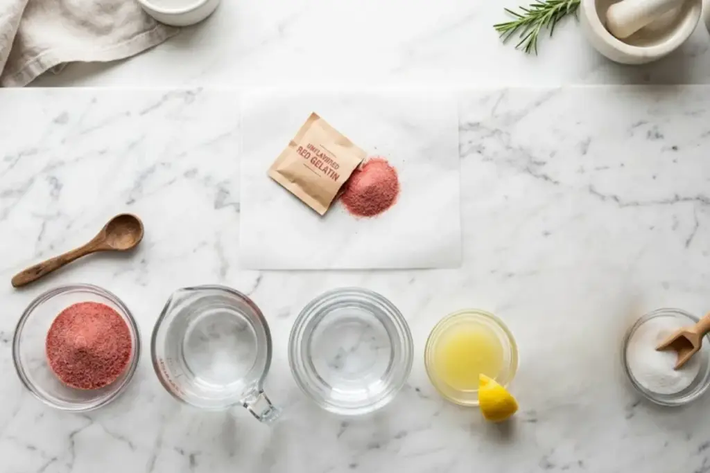 Truque de Receita de Gelatina Sem Sabor Fácil