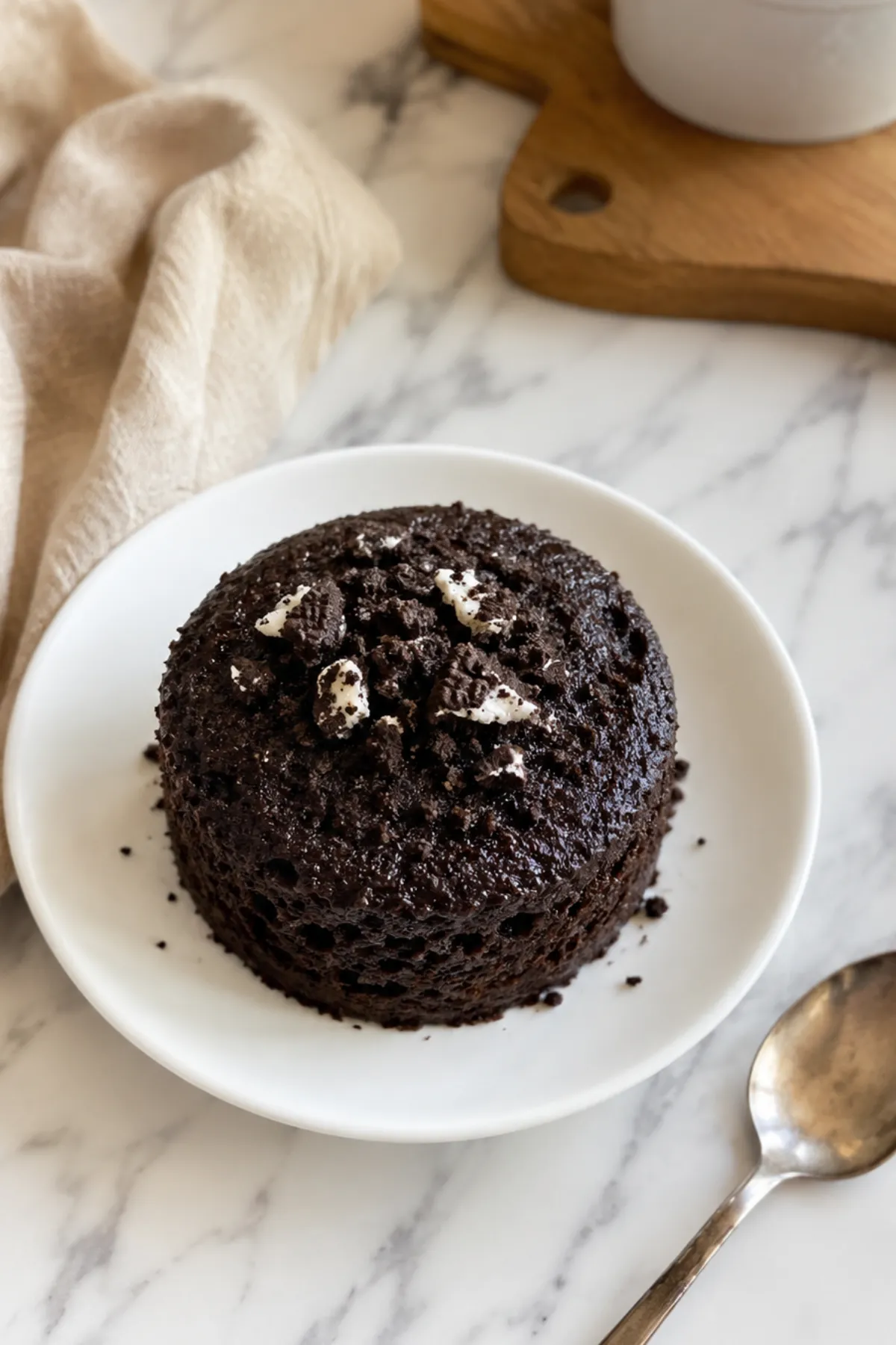 Bolo de Oreo com 3 Ingredientes Microondas na Caneca