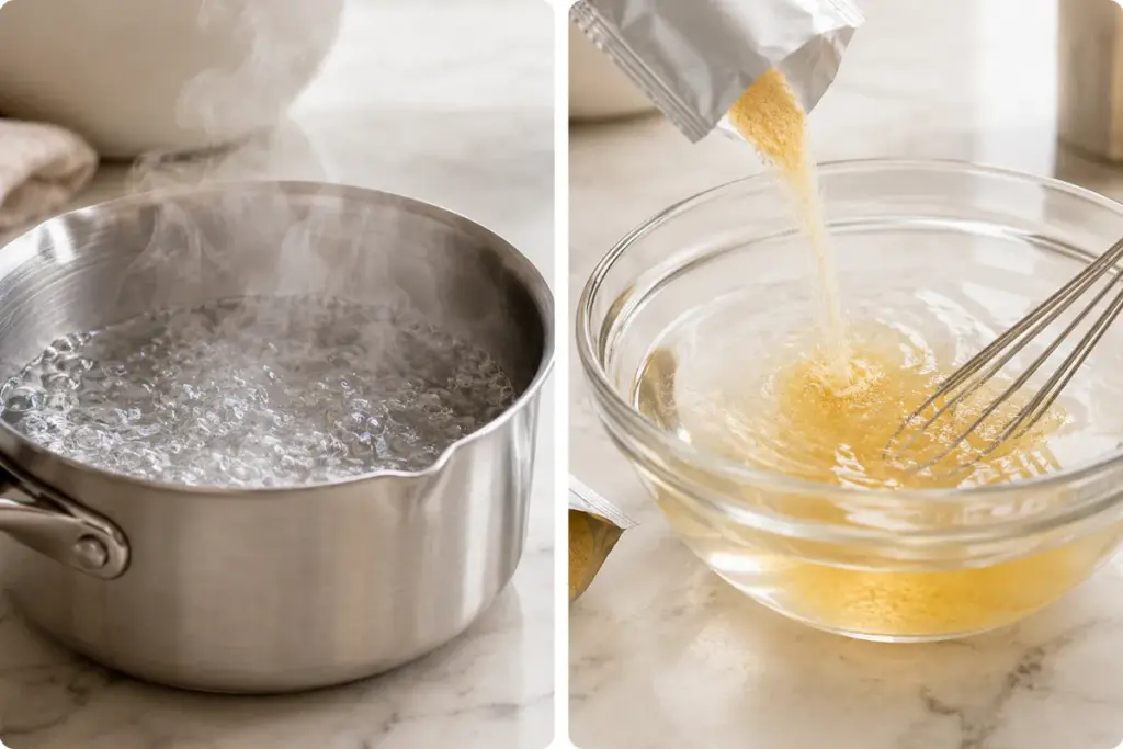 Como fazer a gelatina bariátrica passo a passo