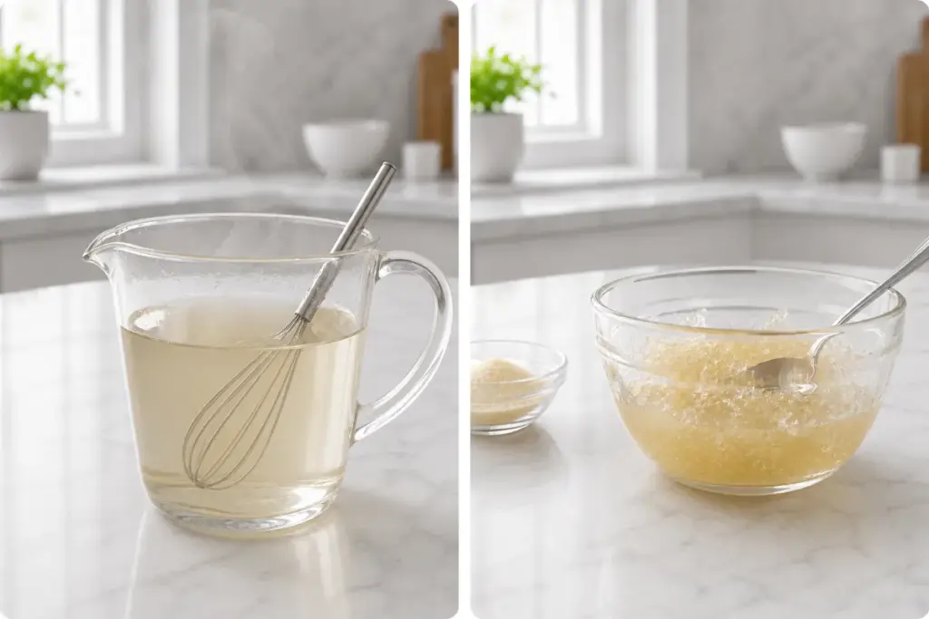 Como fazer essa receita de gelatina rosa passo a passo