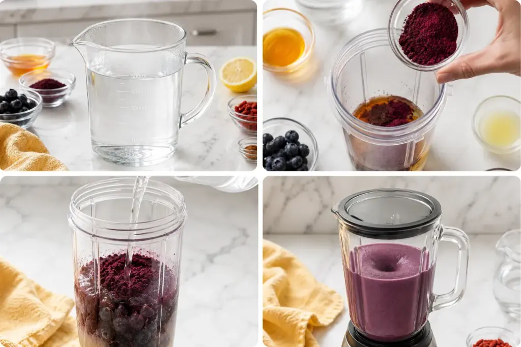 Como fazer o truque brasileiro de açaí, guaraná e mel passo a passo