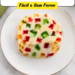 Receita de Gelatina Cremosa Colorida Fácil e Sem Forno