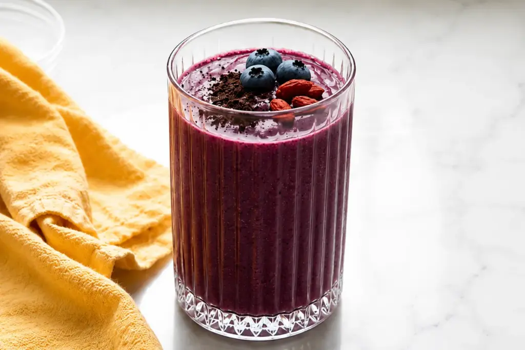 Truque brasileiro de açaí, guaraná e mel em 5 min