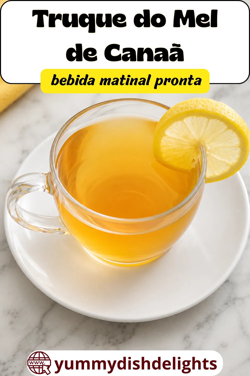 Truque do Mel de Canaã bebida matinal pronta em 5 minutos